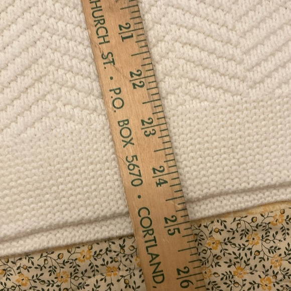 Old Navy chevron stitch polar bear off white womens sweater XXL cozy fireside - Picture 7 of 8